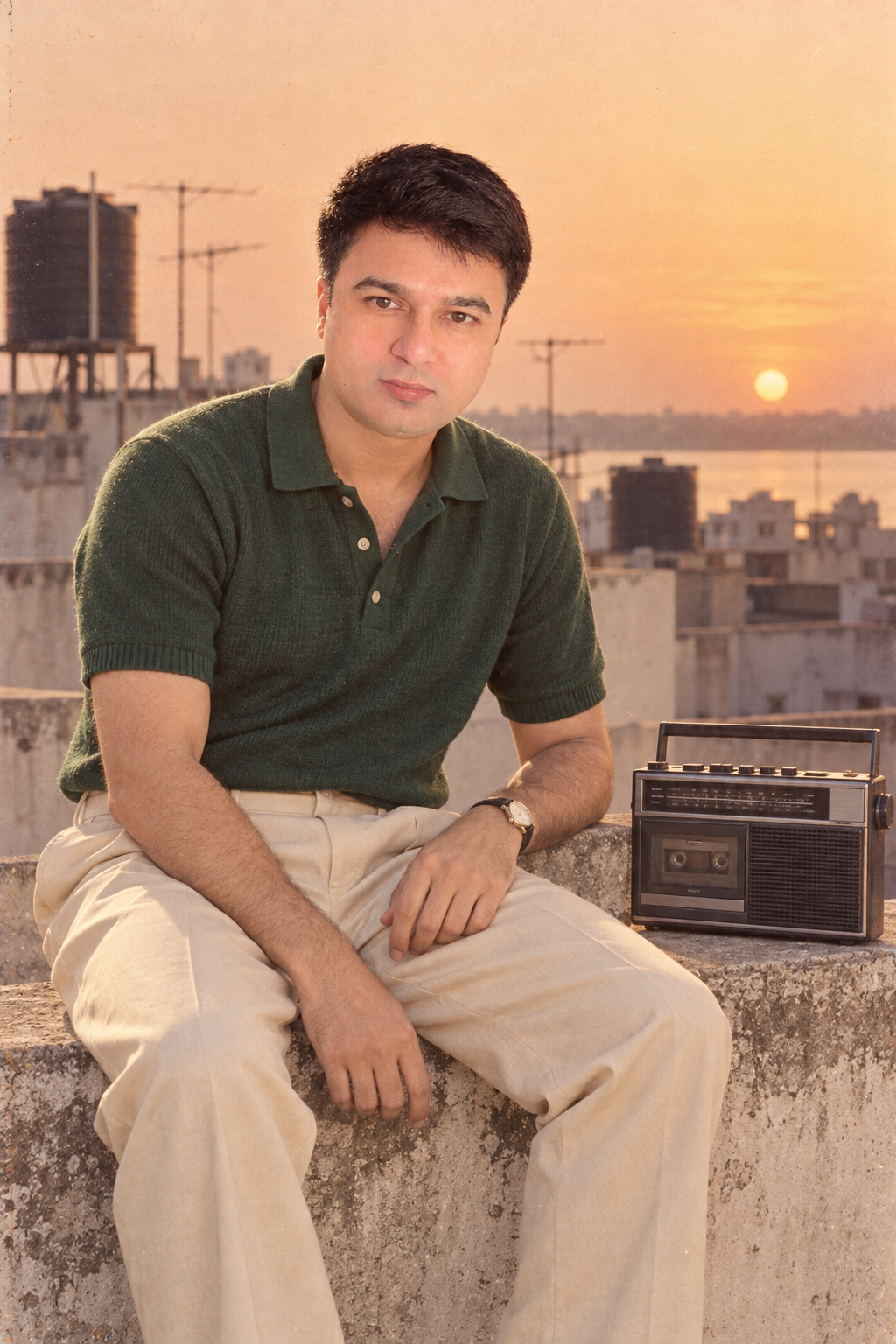 Rooftop Radio — AI-generated example